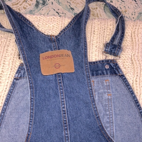 London Jean denim overalls size xsmall - Picture 6 of 7